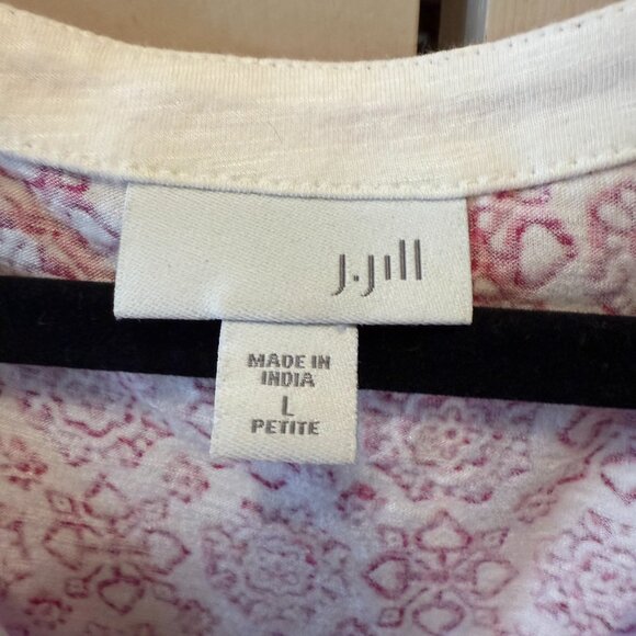 J. Jill Mandala Floral Patterned V Neck Tank - Picture 4 of 4